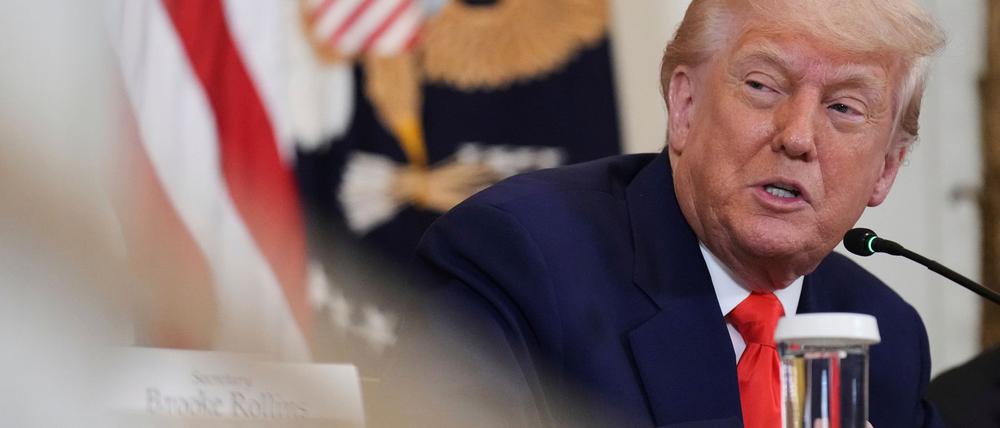 Trump droht der EU mit Zöllen - und gibt sich vorerst wenig kompromissbereit.