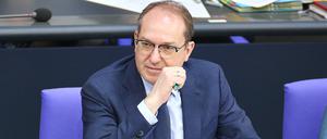 Alexander Dobrindt am 22.05.2025 im Deutschen Bundestag.