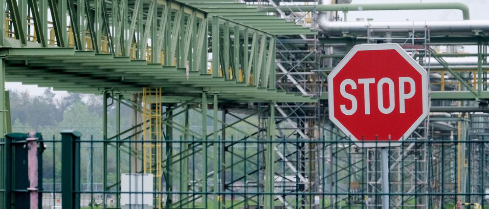 Die Sorge um die Zukunft ostdeutscher Standorte des US-Chemiekonzerns Dow - wie hier im sächsischen Böhlen - ist groß. (Archivbild)