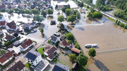 Vor einem Jahr hat das Hochwasser in Süddeutschland schwere Schäden angerichtet. (Archivbild).