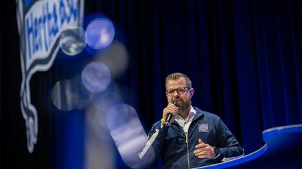Präsident Fabian Drescher will Hertha BSC wieder nach oben führen. 