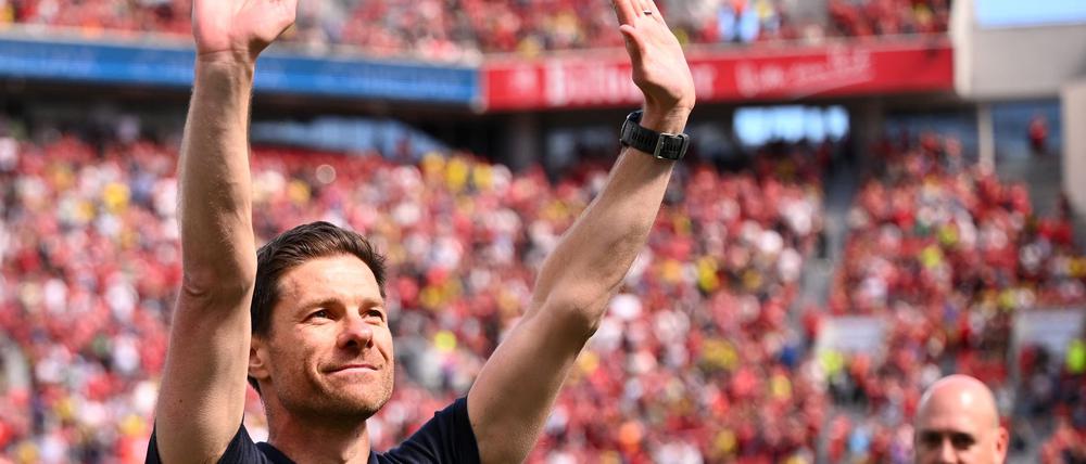 Xabi Alonso kehrt Leverkusen den Rücken und will nun mit Real Madrid Titel holen.