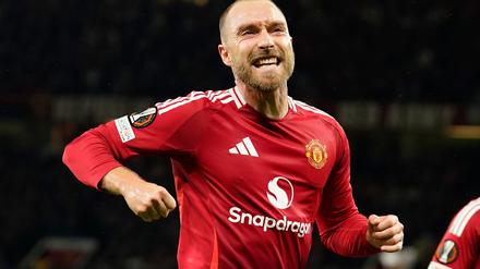 Christian Eriksen verabschiedet sich bei Manchester United.