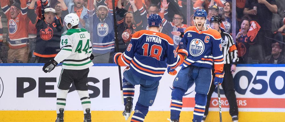 Die Oilers übernehmen in der Serie das Kommando.