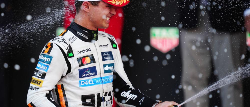 Lando Norris kann endlich wieder feiern.