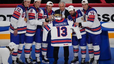 Die USA hat den WM-Titel auch den im vergangenen Jahr verstorbenen Johnny Gaudreau gewidmet.