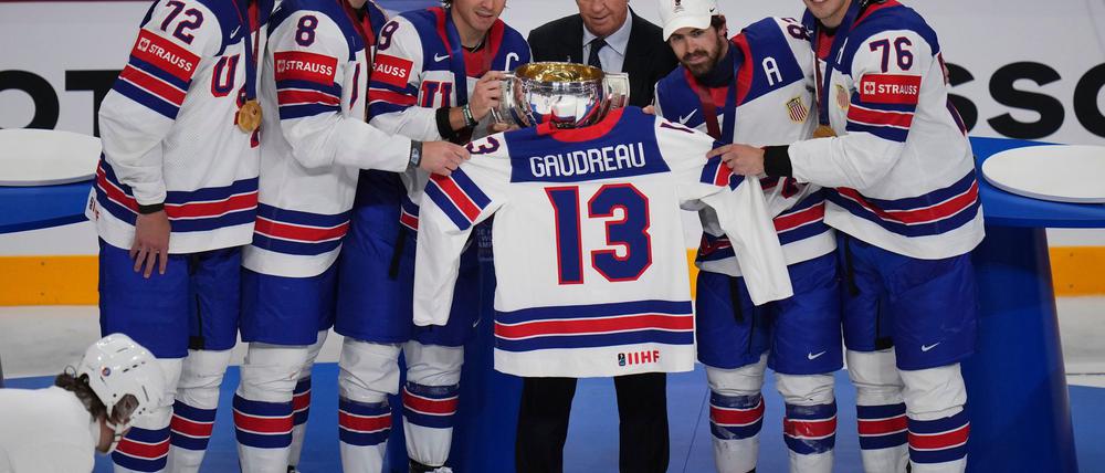 Die USA hat den WM-Titel auch den im vergangenen Jahr verstorbenen Johnny Gaudreau gewidmet.