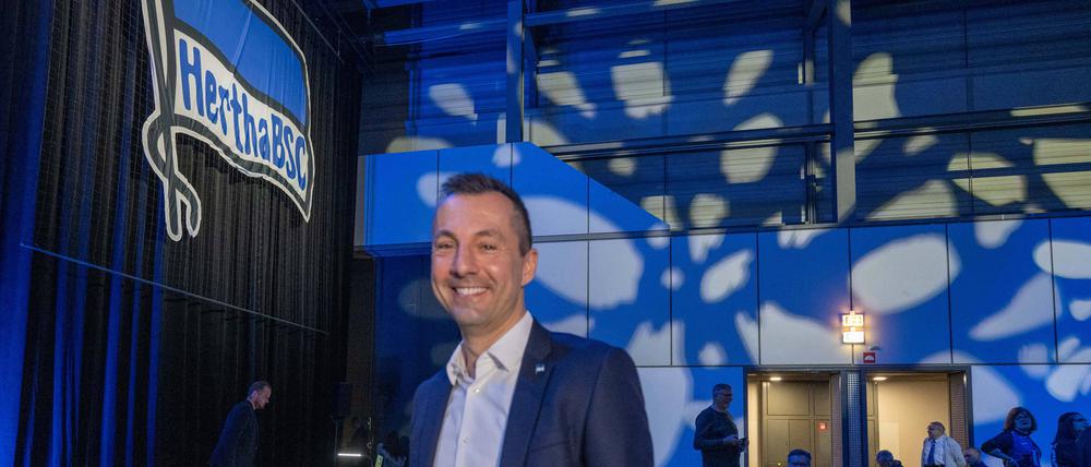 Ralf Huschen ist seit elf Monaten Finanzgeschäftsführer von Hertha BSC.