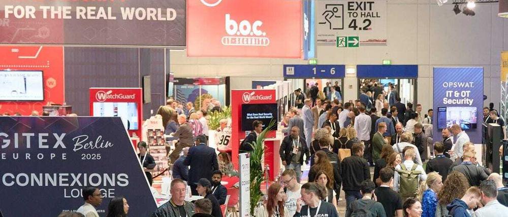 Start-ups aus 60 Ländern nahmen an der ersten Gitex Europe in Berlin teil.