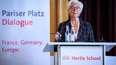 EZB-Präsidentin Christine Lagarde sieht die Weltordnung in ihren Grundfesten erschüttert
