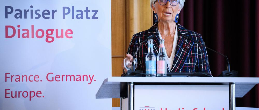 EZB-Präsidentin Christine Lagarde sieht die Weltordnung in ihren Grundfesten erschüttert