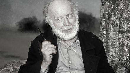 Karl-Ulrich Meves als Olle Krull in dem Theaterstück „Tippelbrüder“.