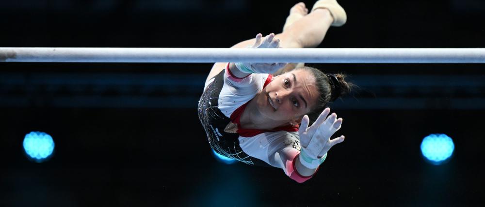 Glänzte am Stufenbarren: Helen Kevric.