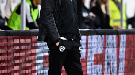 Lässt seine Zukunft offen: Elversbergs Trainer Horst Steffen
