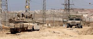 Israelische Militäreinheit im Gazastreifen.
