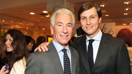 Charles Kushner (links) ist der Vater von Jared Kushner, dem Ehemann von Trumps Tochter Ivanka – offenbar eine ausreichende Qualifikation für den wichtigen Botschafterposten in Paris.