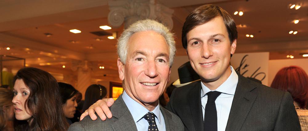 Charles Kushner (links) ist der Vater von Jared Kushner, dem Ehemann von Trumps Tochter Ivanka – offenbar eine ausreichende Qualifikation für den wichtigen Botschafterposten in Paris.