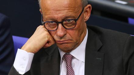 Bundeskanzler Friedrich Merz (CDU) im Bundestag