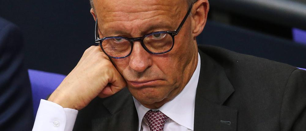Bundeskanzler Friedrich Merz (CDU) im Bundestag