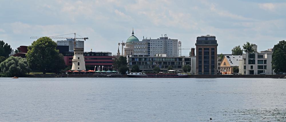 Blick über den Tiefen See zur Schiffbauergasse. Wird die Havel Austragungsort für olympischen Triathlon?