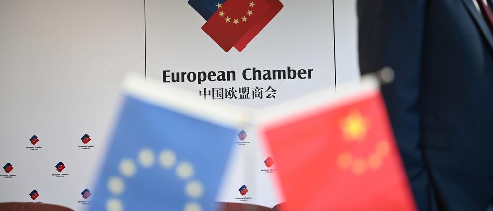 Die EU-Handelskammer sieht mehr Pessimismus unter europäischen Firmen in China. (Archivbild)
