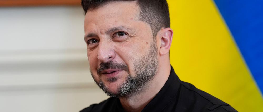 Die Ukraine rechnet nach Worten von Präsident Selenskyj mit einem russischen Angriff auf das Gebiet Sumy. (Archivbild)