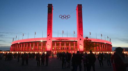 Das Olympiastadion in Berlin könnte Ort vieler Wettbewerbe werden, wenn Berlin den Zuschlag für die Olympischen Spiele bekäme. 