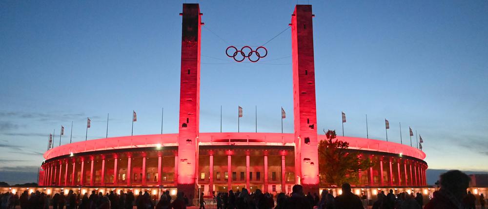Das Olympiastadion in Berlin könnte Ort vieler Wettbewerbe werden, wenn Berlin den Zuschlag für die Olympischen Spiele bekäme.