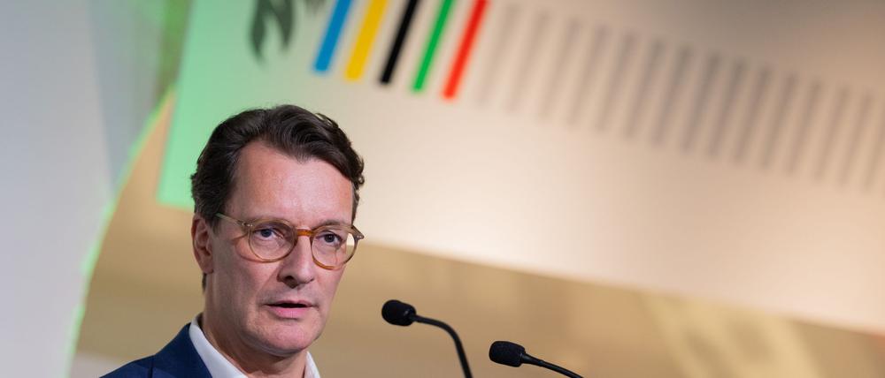 NRW-Ministerpräsident Hendrik Wüst will die Olympischen Spielen in die Region Rhein und Ruhr holen 