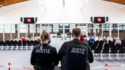 Der Gerichtssaal umfasst rund 800 Quadratmeter.