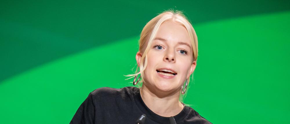 Jette Nietzard, Sprecherin der Grünen Jugend, steht wegen eines Pullovers mit dem Aufdruck „ACAB“ in der Kritik.