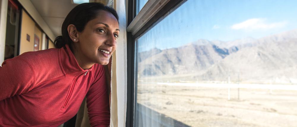 Für Monisha Rajesh ging mit der Zugreise ein Traum in Erfüllung.