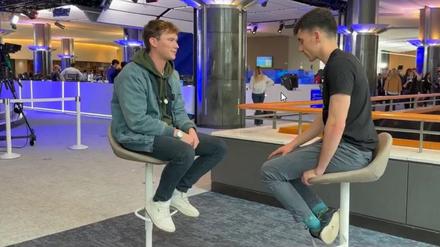 Die Influencer Caolan Robertson (links) und Fidias Panayiotou