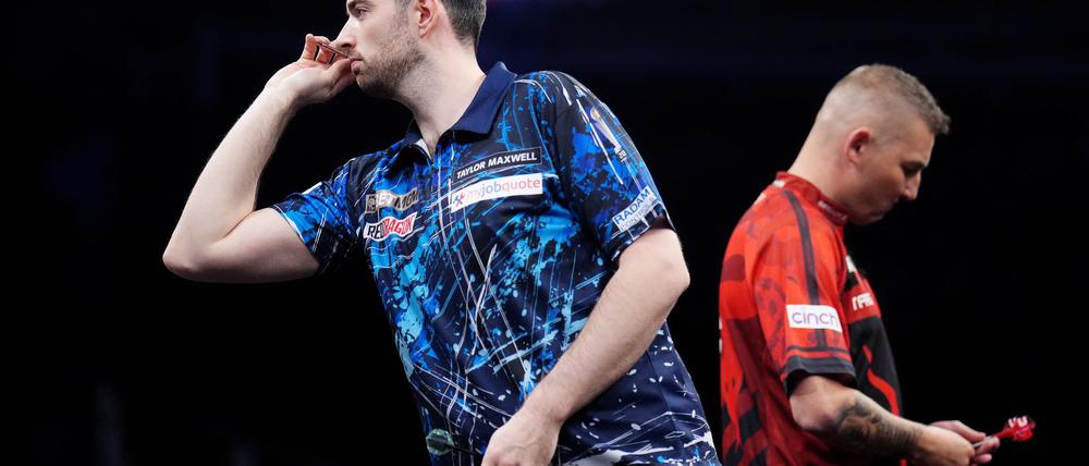 Luke Humphries setzte sich erstmals in der Premier League durch.