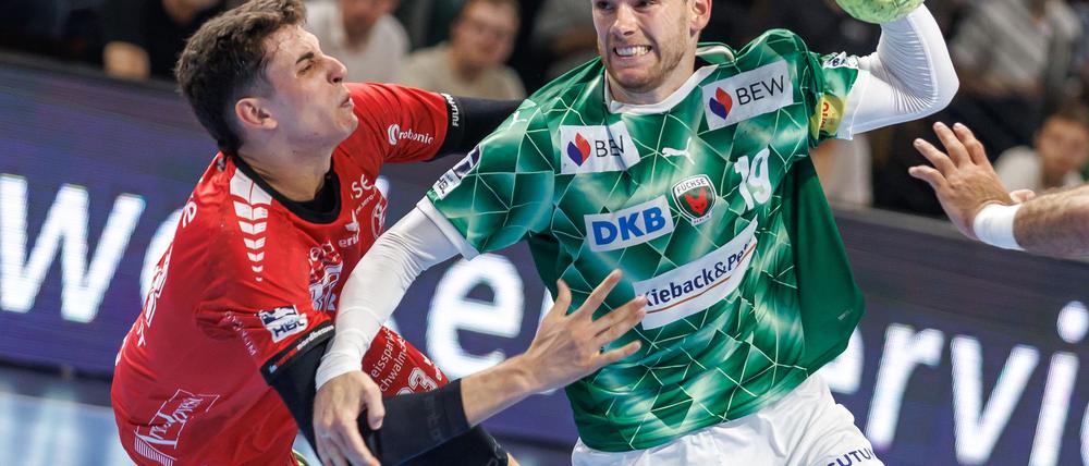 War wieder einmal nicht zu stoppen: Berlins Welthandballer Mathias Gidsel