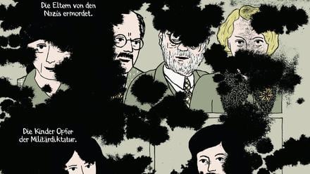 Eine Seite aus dem Buch „Schweigen“ von Birgit Weyhe.