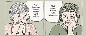 Eine Seite aus dem Buch „Schweigen“ von Birgit Weyhe.