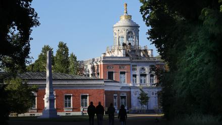 Im Neuen Garten wird der Weg zwischen Marmorpalais und Rotem Haus für anderthalb Monate gesperrt.