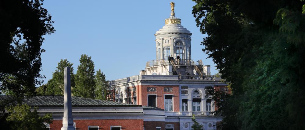 Im Neuen Garten wird der Weg zwischen Marmorpalais und Rotem Haus für anderthalb Monate gesperrt.