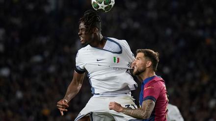 Inter-Verteidiger Yann Aurel Bisseck beim Halbfinal-Coup gegen den FC Barcelona.