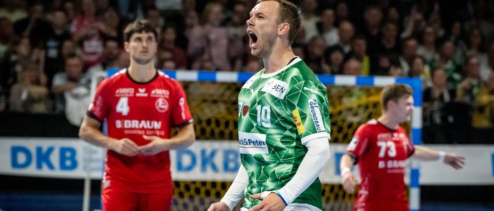 Füchse-Star Mathias Gidsel erzielte am Donnerstagabend 15 Tore.