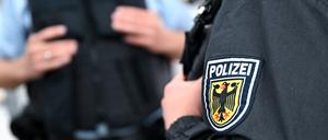 Bundespolizisten im Einsatz. (Symbolbild)