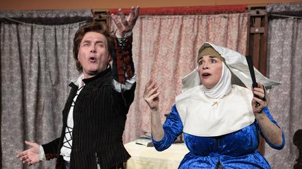 Andreas Erfurth und  Regina Gisbertz in Ephraim Kishons „Es war die Lerche“ im T-Werk.