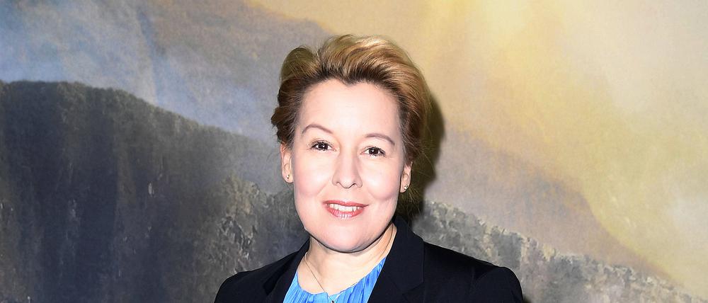 Wirtschaftssenatorin Franziska Giffey (SPD) bei einer Filmpremiere in Berlin.