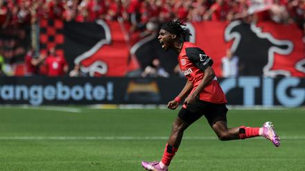 Jubelt bald für Liverpool: Jeremie Frimpong