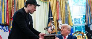 Elon Musk und Donald Trump.
