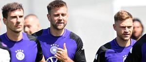 Niklas Füllkrug (2. von links) ist erstmals seit September wieder im Kreis der Nationalmannschaft.