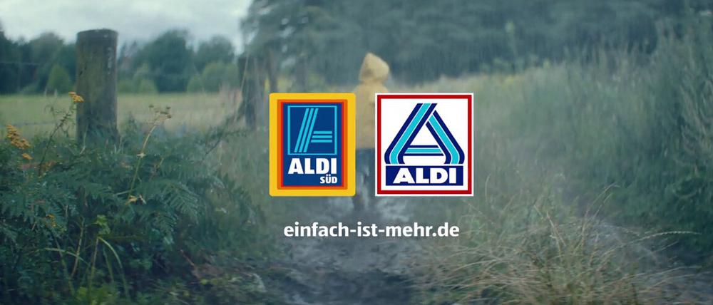 Eine undatierte Filmszene aus einer Aldi Fernseh-Werbung, die als Teil der gemeinsamen Werbekampagne von Aldi Nord und Aldi Süd 2016 im Fernsehen gezeigt wurde.
