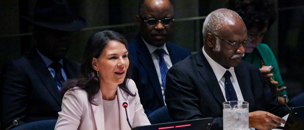 Am 15. Mai fand in New York eine Anhörung der der UN-Kandidatin Annalena Baerbock statt - am kommenden Montag, den 2. Juni, folgt die Wahl.