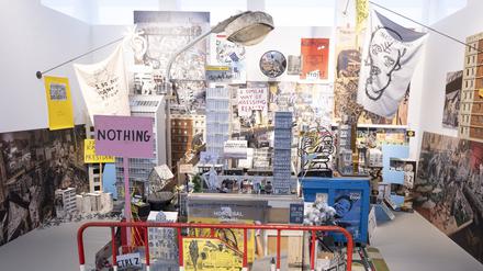 Ein Teil der Ausstellung „Stadt für alle“ im Deutschen Architekturmuseum.